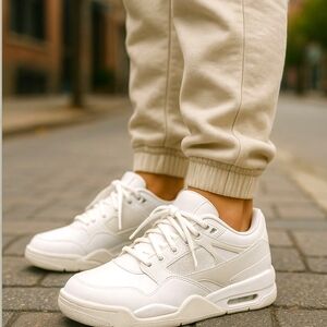 NEVER WORN! Nike Air Jordan Women's Classic Off-White Sneakers